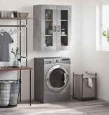 VidaXL Wandkast 69,5x34x90 cm betongrijs