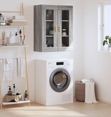 VidaXL Wandkast 69,5x34x90 cm grijs sonoma eikenkleurig