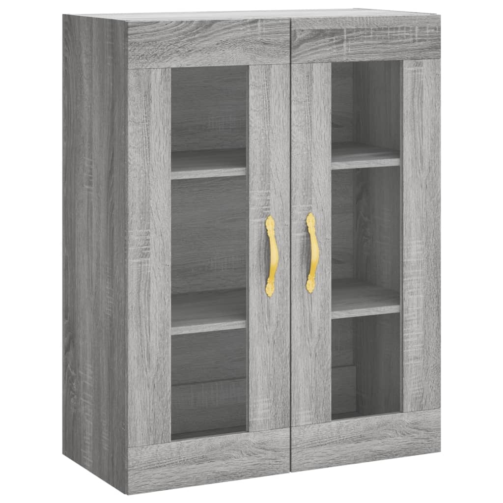 VidaXL Wandkast 69,5x34x90 cm grijs sonoma eikenkleurig
