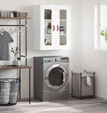 VidaXL Wandkast 69,5x34x90 cm hoogglans wit