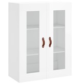 VidaXL Wandkast 69,5x34x90 cm hoogglans wit