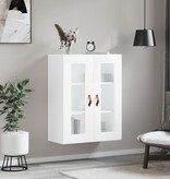 VidaXL Wandkast 69,5x34x90 cm hoogglans wit