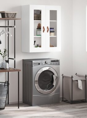 VidaXL Wandkast 69,5x34x90 cm wit