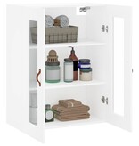 VidaXL Wandkast 69,5x34x90 cm wit