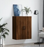 VidaXL Hangkast 69,5x34x90 cm bruineikenkleurig