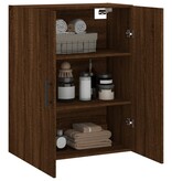 VidaXL Hangkast 69,5x34x90 cm bruineikenkleurig