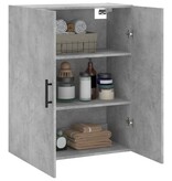 VidaXL Hangkast 69,5x34x90 cm betongrijs