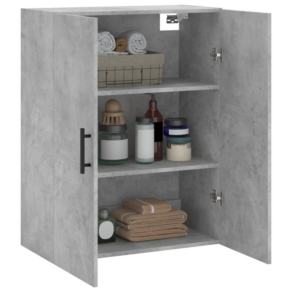VidaXL Hangkast 69,5x34x90 cm betongrijs