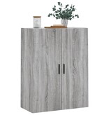 VidaXL Hangkast 69,5x34x90 cm grijs sonoma eikenkleurig