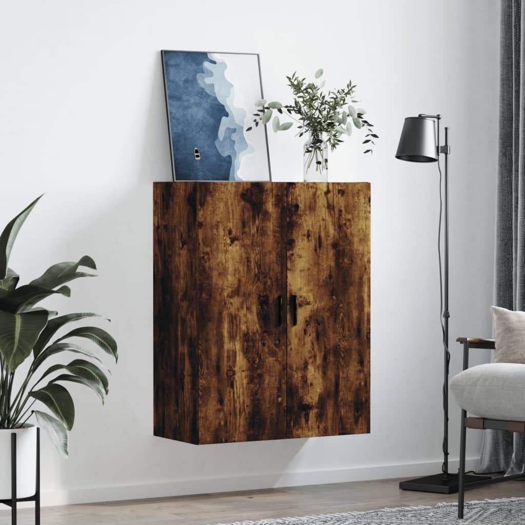 VidaXL Hangkast 69,5x34x90 cm gerookt eikenkleurig