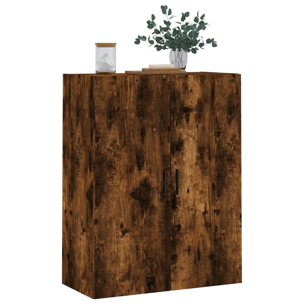 VidaXL Hangkast 69,5x34x90 cm gerookt eikenkleurig