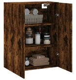 VidaXL Hangkast 69,5x34x90 cm gerookt eikenkleurig