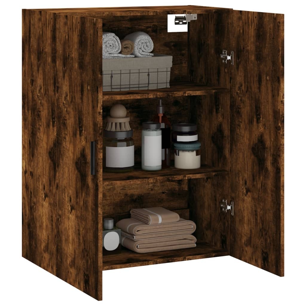 VidaXL Hangkast 69,5x34x90 cm gerookt eikenkleurig