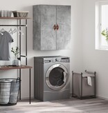 VidaXL Wandkast 69,5x34x90 cm betongrijs