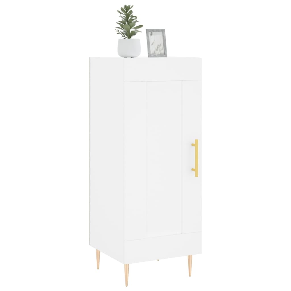 VidaXL Dressoir 34,5x34x90 cm bewerkt hout wit