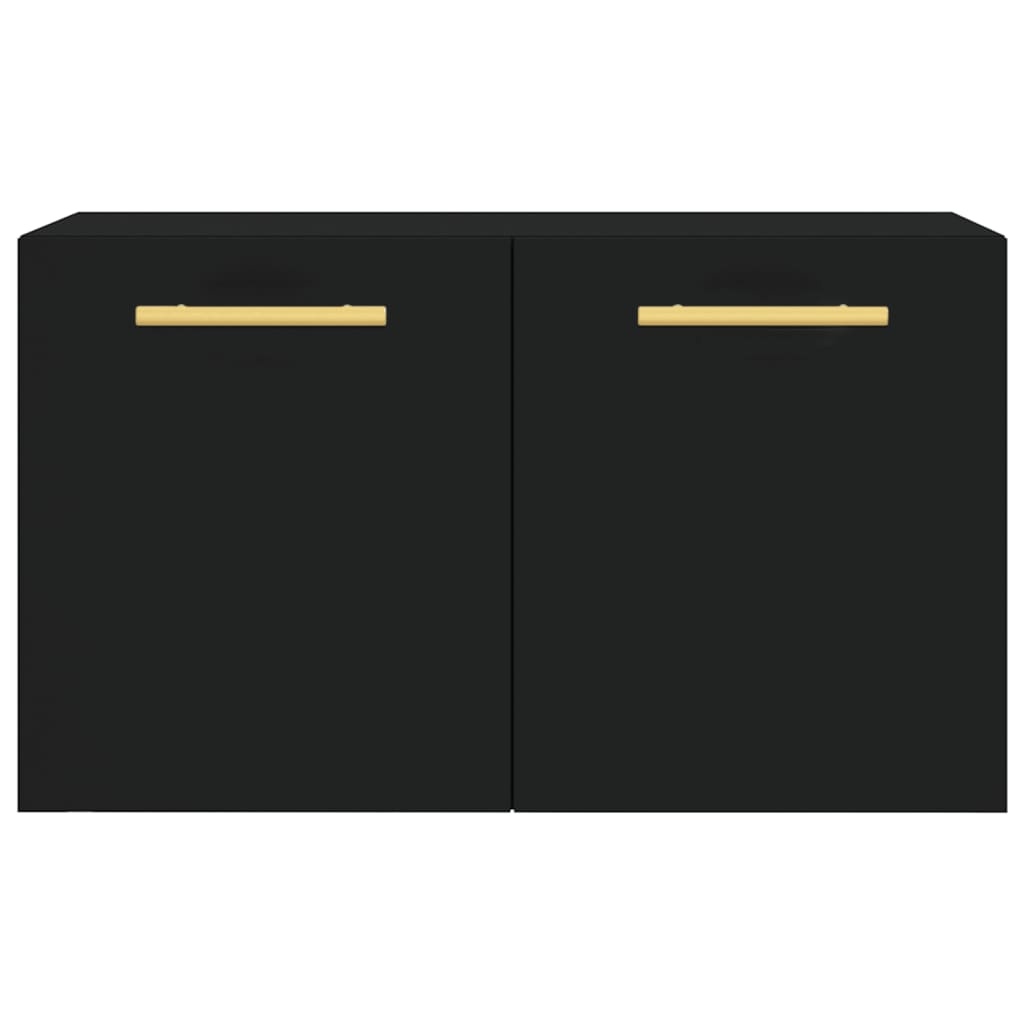 VidaXL Wandkast 60x36,5x35 cm bewerkt hout zwart