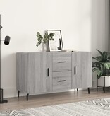 VidaXL Dressoir 100x36x60 cm bewerkt hout grijs sonoma eikenkleurig