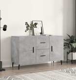 VidaXL Dressoir 100x36x60 cm bewerkt hout betongrijs