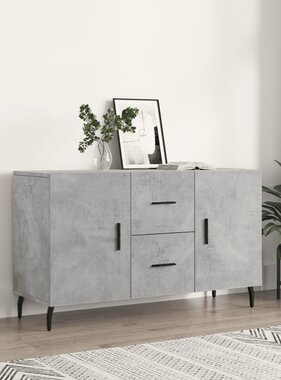 VidaXL Dressoir 100x36x60 cm bewerkt hout betongrijs