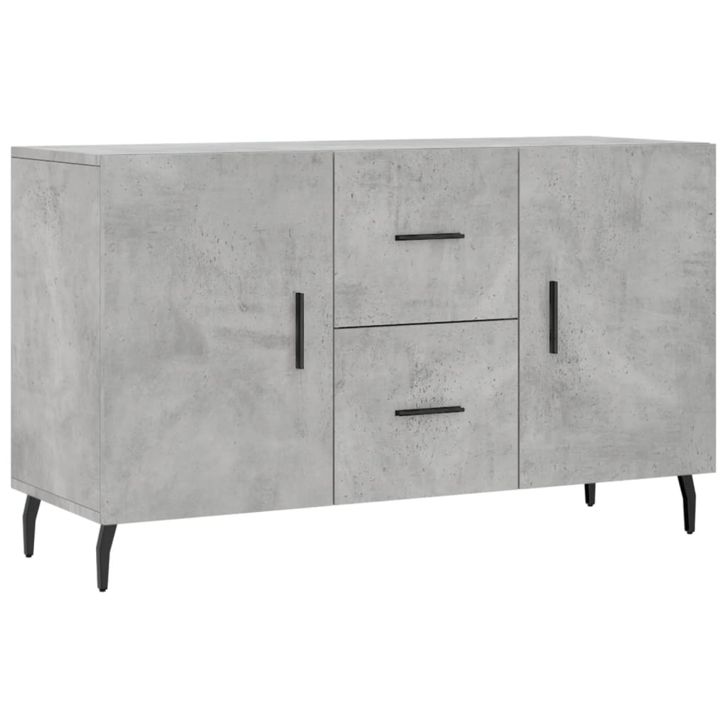 VidaXL Dressoir 100x36x60 cm bewerkt hout betongrijs