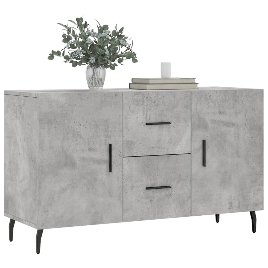 VidaXL Dressoir 100x36x60 cm bewerkt hout betongrijs
