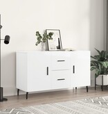 VidaXL Dressoir 100x36x60 cm bewerkt hout hoogglans wit