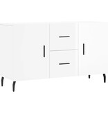 VidaXL Dressoir 100x36x60 cm bewerkt hout hoogglans wit