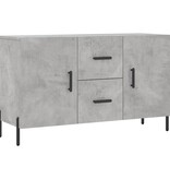 VidaXL Dressoir 100x36x60 cm bewerkt hout betongrijs