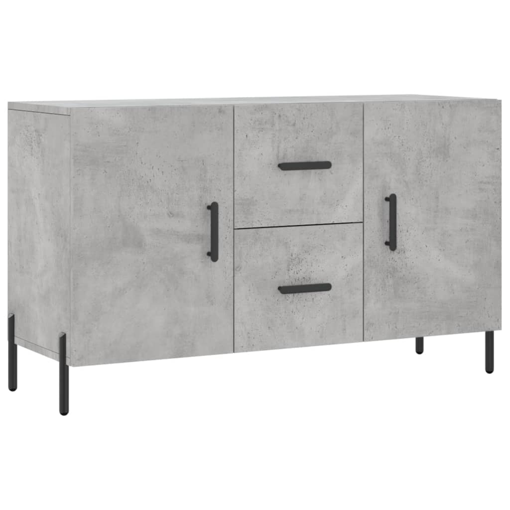 VidaXL Dressoir 100x36x60 cm bewerkt hout betongrijs
