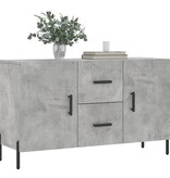 VidaXL Dressoir 100x36x60 cm bewerkt hout betongrijs