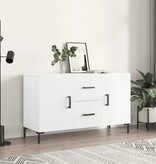 VidaXL Dressoir 100x36x60 cm bewerkt hout wit