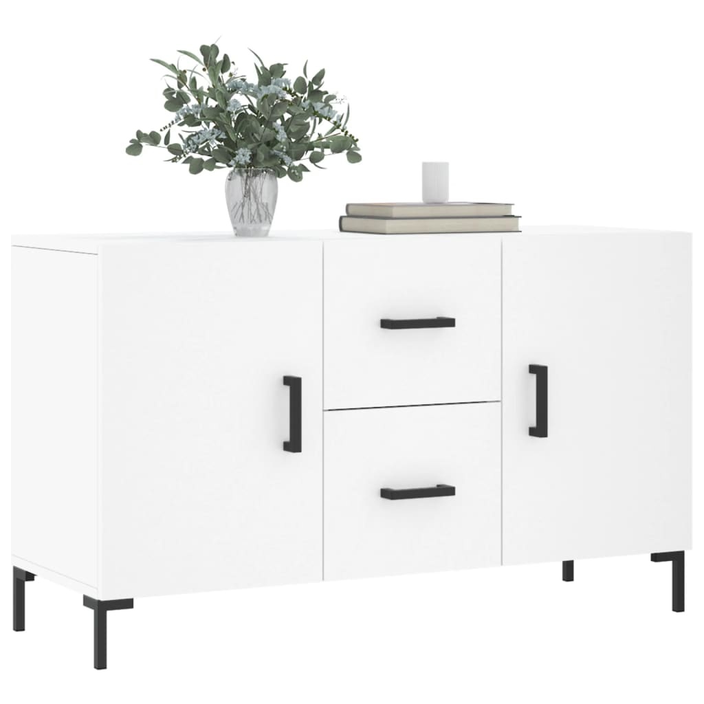 VidaXL Dressoir 100x36x60 cm bewerkt hout wit