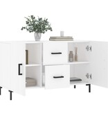VidaXL Dressoir 100x36x60 cm bewerkt hout wit