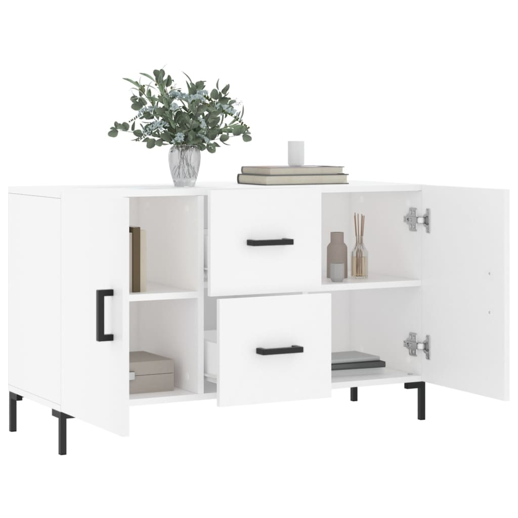 VidaXL Dressoir 100x36x60 cm bewerkt hout wit