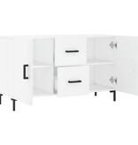 VidaXL Dressoir 100x36x60 cm bewerkt hout wit