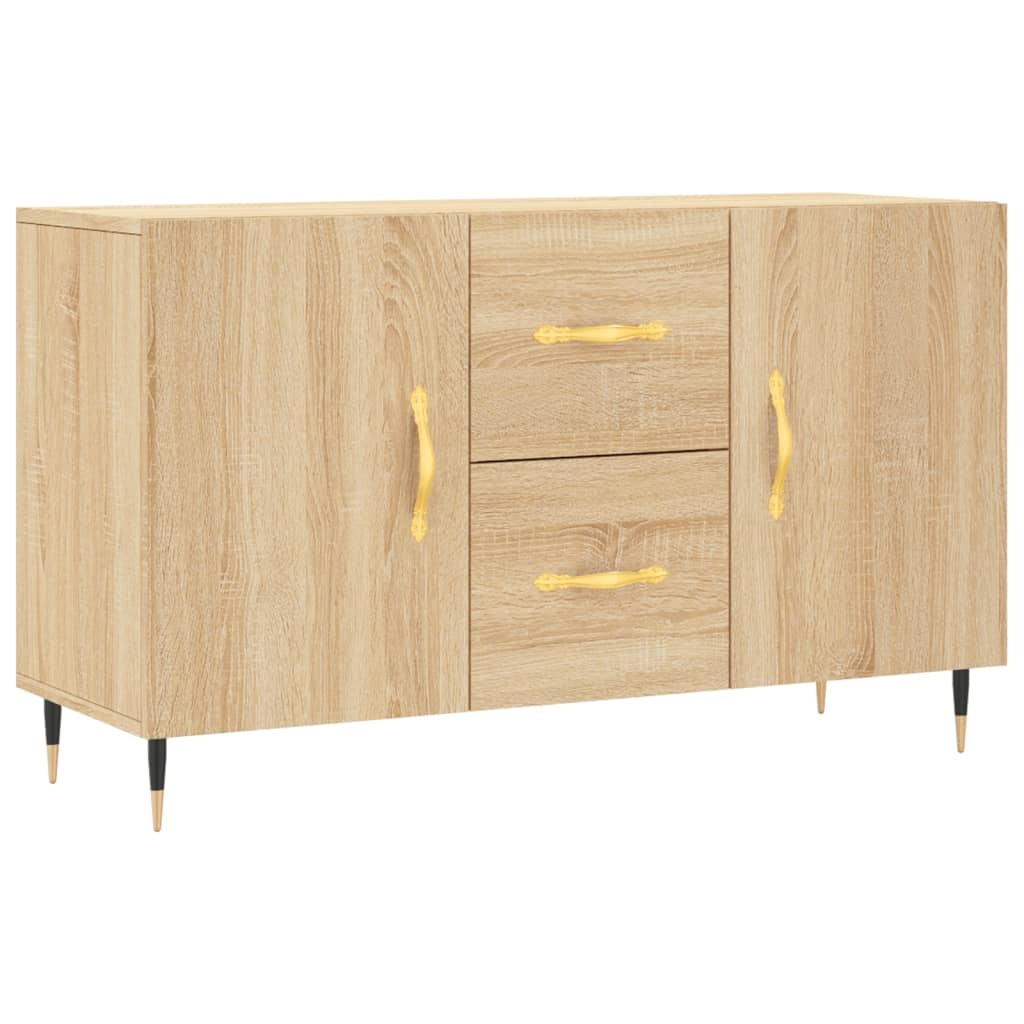 VidaXL Dressoir 100x36x60 cm bewerkt hout sonoma eikenkleurig
