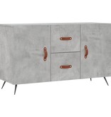 VidaXL Dressoir 100x36x60 cm bewerkt hout betongrijs