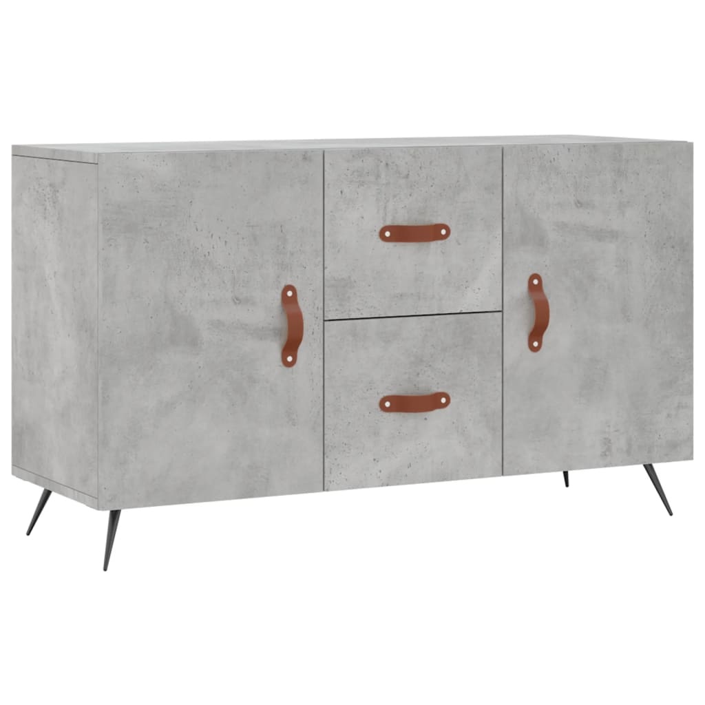 VidaXL Dressoir 100x36x60 cm bewerkt hout betongrijs