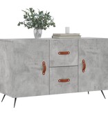 VidaXL Dressoir 100x36x60 cm bewerkt hout betongrijs