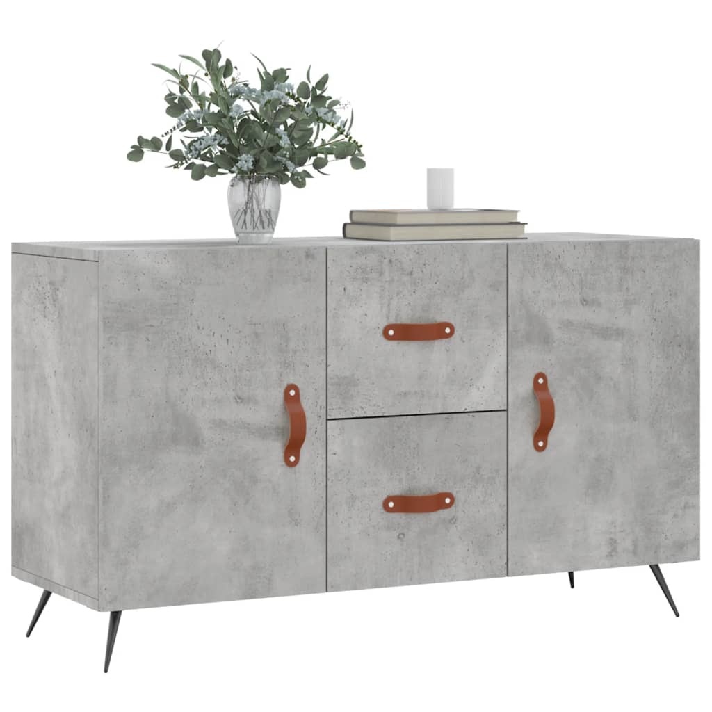 VidaXL Dressoir 100x36x60 cm bewerkt hout betongrijs