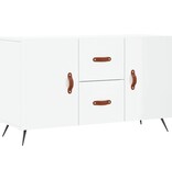 VidaXL Dressoir 100x36x60 cm bewerkt hout hoogglans wit