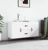 VidaXL Dressoir 100x36x60 cm bewerkt hout wit