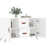 VidaXL Dressoir 100x36x60 cm bewerkt hout wit