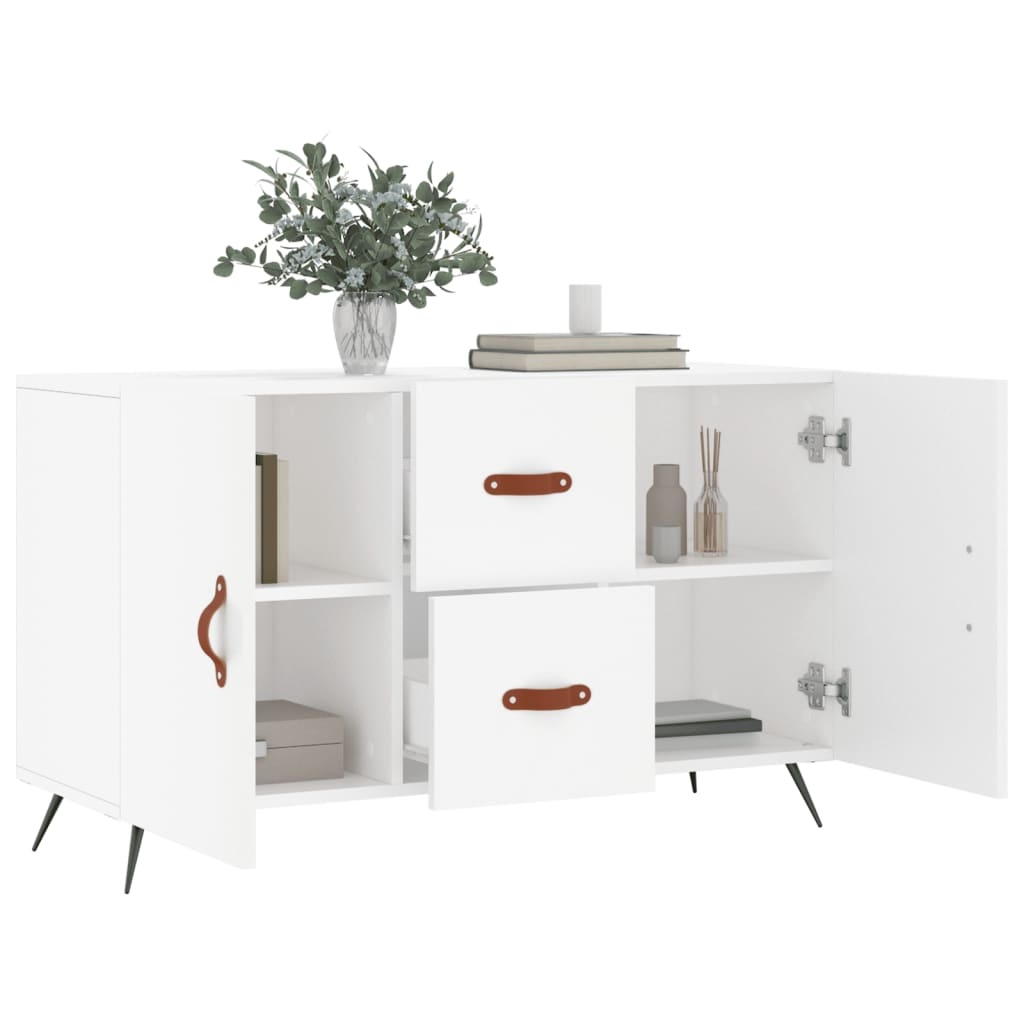 VidaXL Dressoir 100x36x60 cm bewerkt hout wit