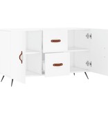VidaXL Dressoir 100x36x60 cm bewerkt hout wit