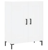 vidaXL Dressoir 69,5x34x90 cm bewerkt hout wit