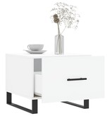 VidaXL Salontafels 2 st 50x50x40 cm bewerkt hout wit