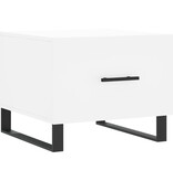 VidaXL Salontafels 2 st 50x50x40 cm bewerkt hout wit