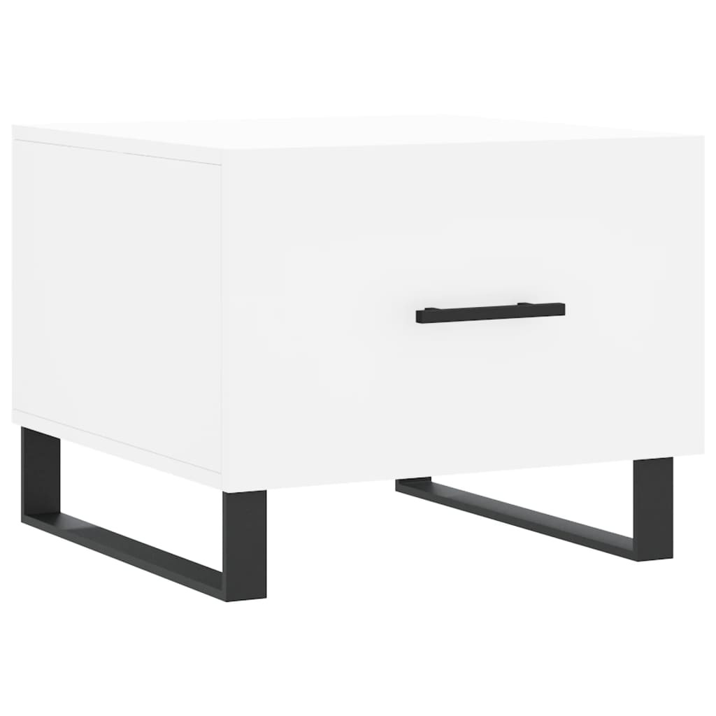 VidaXL Salontafels 2 st 50x50x40 cm bewerkt hout wit