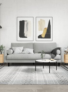 VidaXL Salontafels 2 st 50x50x40 cm bewerkt hout sonoma eikenkleurig